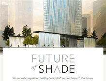 Tablet Screenshot of futureofshade.com